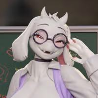Toriel Teacher Furry Statue | Undertale Fanart von Onagaba SFW,NSFW 3d printed statue,3d printed,3d printed figure,Toriel Statue,Undertale Statue,nsfw statue,furry statue