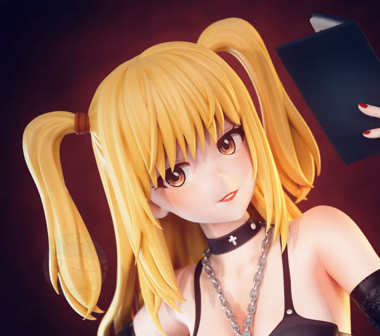 Misa Amane Statue | Death Note Fan Art by PikkyPrints SFW 3d printed statue,3d printed,3d printed figure,Misa Amane Statue,Death Note Statue,sfw statue