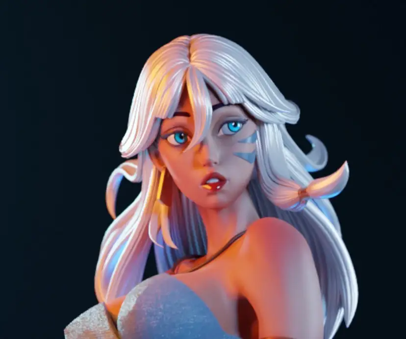 Kida Statue | Atlantis: The Lost Empire Fan Art by E.S Monster SFW,NSFW 3d printed statue,3d printed,nsfw statue,3d printed figure,Kida Statue,Atlantis: The Lost Empire statue