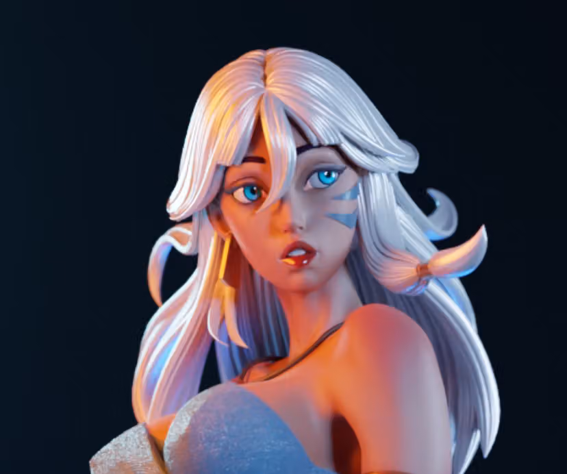 Kida Statue | Atlantis: The Lost Empire Fan Art by E.S Monster SFW,NSFW 3d printed statue,3d printed,nsfw statue,3d printed figure,Kida Statue,Atlantis: The Lost Empire statue