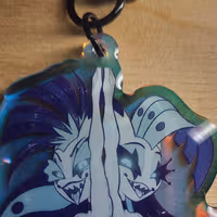 Glam And Glitz Keychain | Helluva Boss Acrylic Keychain NSFW Helluva Boss Keychain,Glam And Glitz Keychain,furry keychain,nsfw keychain