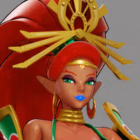 Statue Urbosa | The Legend of Zelda Fan art par Tarsis SFW,NSFW 3d printed,3d printed statue,The Legend of Zelda Statue,Urbosa statue,3d printed figure,sfw statue,nsfw statue