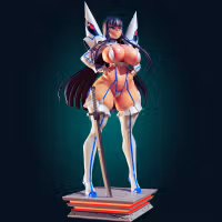 Satsuki Kiryuin Mommy Statue | Kill La Kill Fan Art by Officer Rhu SFW,NSFW,Futa 3d printed statue,3d printed,nsfw statue,futa statue,futa figurines,futanari figurines,futanari statue,Satsuki Kiryuin Statue,Kill La Kill Statue