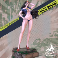 Nico Robin Statue | One Piece Fanart von OXO3D SFW,NSFW 3d printed,3d printed statue,3d printed figure,Nico Robin Statue,One Piece Statue,nsfw statue