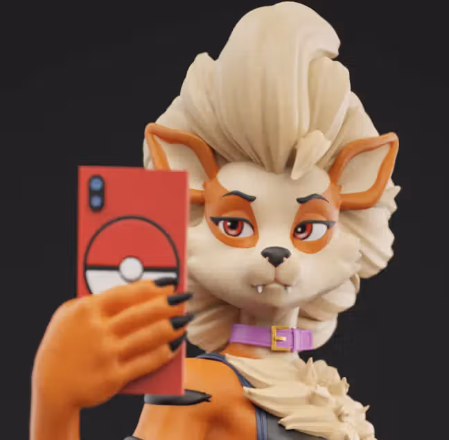 Arcanine Statue | Pokemon Fan Art by Anyonensfw SFW,NSFW,Futa 3d printed,Arcanine Statue,futa statue,pokemon statue,nsfw statue,furry statue,futa figurines,futanari figurines,futanari statue