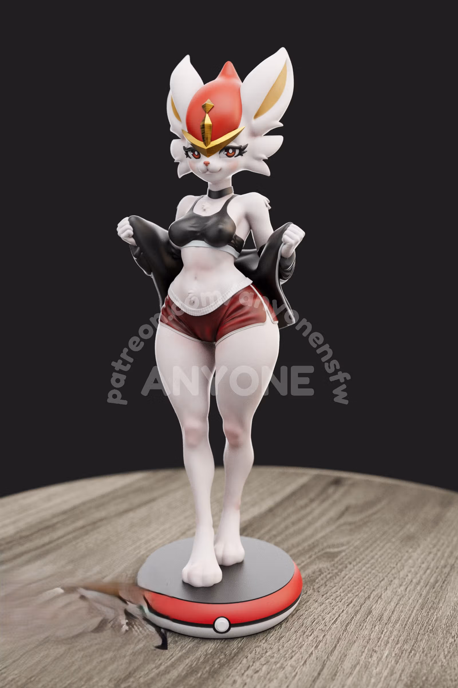 Cinderace Furry Statue | Pokemon Fan Art by Anyonensfw SFW,NSFW,Futa 3d printed statue,3d printed,nsfw statue,3d printed figure,Cinderace Statue,furry statue,futa statue,futa figurines,futanari figurines,futanari statue