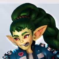 Tazzle the Cunning Goblin Merc Miniature | Cyberpunk2077 Fan Art by Gaz Minis SFW,NSFW 3d printed,miniature,Cyberpunk2077 miniature,nsfw miniature,Tazzle the Cunning Goblin Merc,3d printed miniature