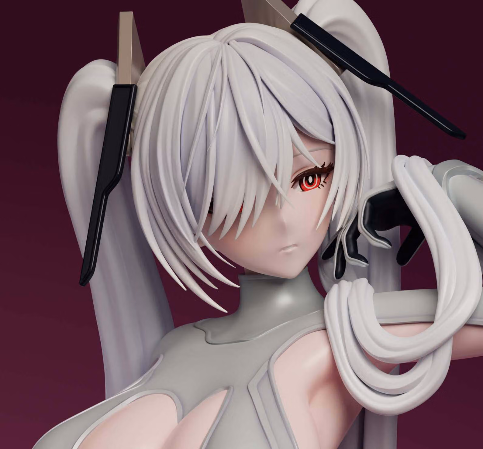 Cinderella Statue | NIKKE Fan Art by Abe3D SFW,NSFW 3d printed statue,Cinderella Statue,NIKKE statue,3d printed figure,3d printed,nsfw statue
