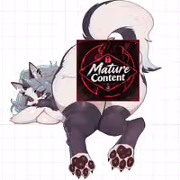 Loona Ass Sticker | Helluva Boss Vinyl-Sticker NSFW loona nsfw,loona sticker,furry sticker,Helluva Boss sticker,NSFW stickers