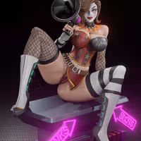 Moxxi Statue | Borderlands Fan Art by Digital Dark SFW,NSFW,Futa 3d printed statue,3d printed,nsfw statue,futa statue,futa figurines,futanari figurines,futanari statue,3d printed figure,Moxxi Statue