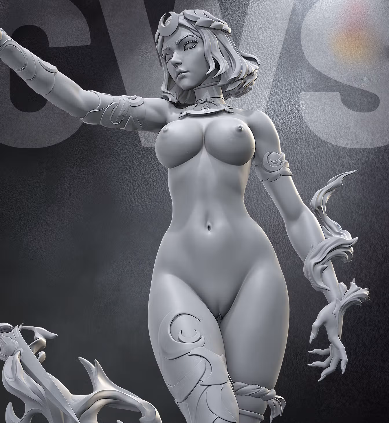 Melinoe Statue | Hades Fanart von CW Studios SFW,NSFW 3d printed statue,Melinoe statue,3d printed,Hades Statue,3d printed figure,nsfw statue