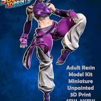 Estatua Juri | Street Fighter Fan art por Yan-H SFW,NSFW 3d printed statue,3d printed,nsfw statue,3d printed figure,Juri statue,Street Fighter statue