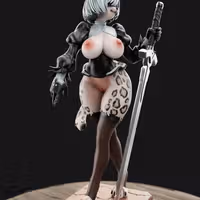 Figura 2B NieR Furry | NieR: Automata fanart autorstwa Anyonensfw SFW,NSFW,Futa 3d printed statue,3d printed,nsfw statue,3d printed figure,2B NieR statue,NieR: Automata statue,furry statue,futa statue,futa figurines,futanari figurines,futanari statue