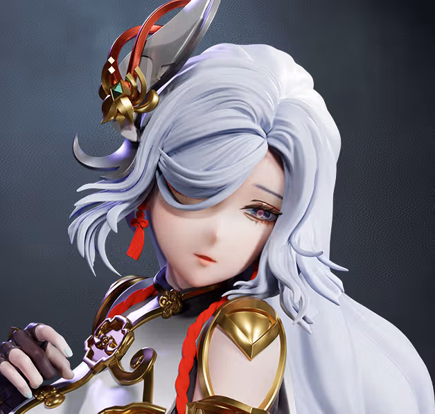 Estatua Shenhe | Genshin Impact Fan art por CW Studios SFW,NSFW 3d printed statue,Shenhe statue,3d printed,Genshin Impact Statue,3d printed figure,nsfw statue
