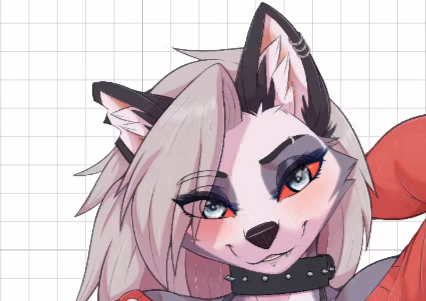 Loona v11 Sticker | Helluva Boss Vinyl Sticker SFW,NSFW loona nsfw,loona sticker,furry sticker,SFW stickers,Helluva Boss,NSFW stickers