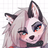 Loona v11 Sticker | Helluva Boss Vinyl Sticker SFW,NSFW loona nsfw,loona sticker,furry sticker,SFW stickers,Helluva Boss,NSFW stickers
