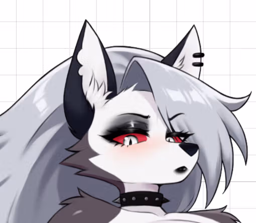Loona Nipple Cover Sticker | Helluva Boss Vinyl Sticker SFW loona nsfw,loona sticker,furry sticker,SFW stickers,Helluva Boss