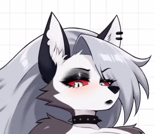 Loona Nipple Cover Sticker | Helluva Boss Vinyl Sticker SFW loona nsfw,loona sticker,furry sticker,SFW stickers,Helluva Boss