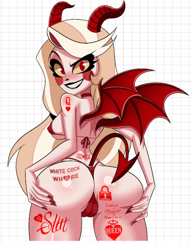 Pegatina Charlie Demon | Hazbin Hotel Pegatina de vinilo SFW,NSFW,Futa Hazbin Hotel sticker,nsfw sticker,Charlie stickers,futa sticker,futanari sticker