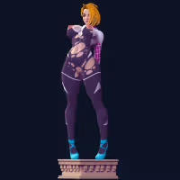Gwen Stacy Thicc Statue | Spider Man Fan Art by Officer Rhu SFW,NSFW,Futa 3d printed statue,3d printed,nsfw statue,futa statue,Gwen Stacy statue,Spider Man statue,futa figurines,futanari figurines,futanari statue