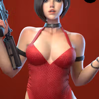 Ada Wang Statue | Resident Evil Fan Art by E.S Monster SFW,NSFW 3d printed statue,3d printed,nsfw statue,3d printed figure,Ada Wang Statue,Resident Evil Statue