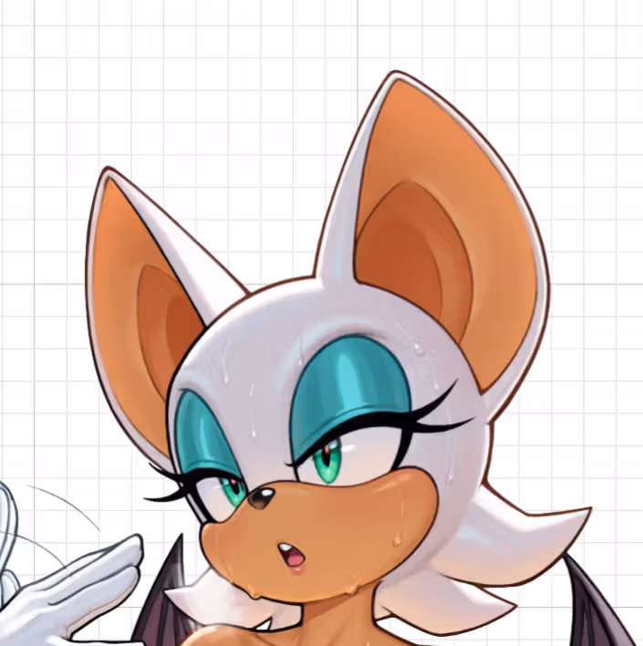 Rouge the bat v2 Furry Girl NSFW Sticker | Sonic Vinyl Sticker NSFW sonic sticker,nsfw sticker,Rouge the bat sticker,Furry Girl stickers,Rouge sticker