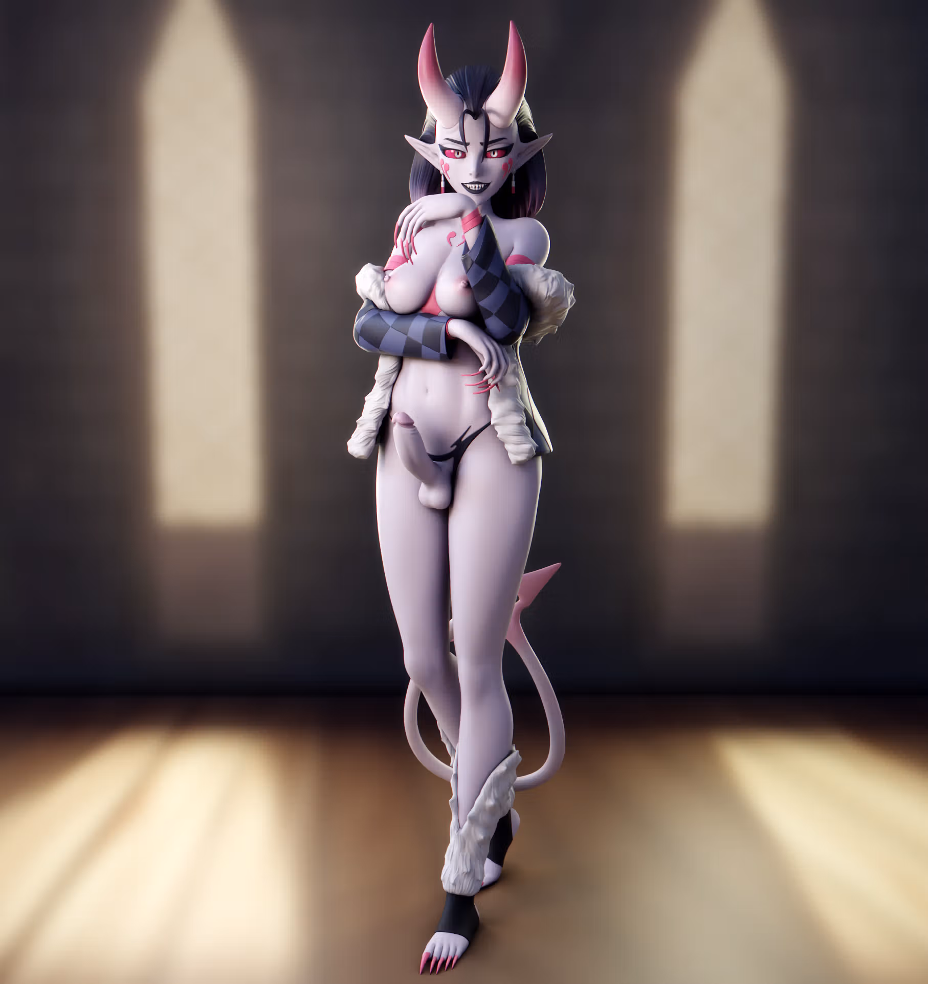 Herzha Statue | Fandel Tales Fan Art by FunserviceSTL SFW,NSFW,Futa 3d printed statue,nsfw statue,Herzha statue,Fandel Tales statue,3d printed figure,3d printed,futa figurines,futanari figurines,futanari statue,futa statue,furry statue