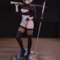 2B NieR Statue | NieR: Automata Fan Art by Momoji3d SFW 3d printed,3d printed statue,nsfw statue,2B NieR statue,NieR: Automata statue
