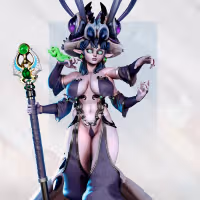 Antara Hive Queen Miniature | DnD Fan Art by Gaz Minis SFW,NSFW 3d printed,miniature,dnd miniature,Antara Hive Queen,3d printed miniature,nsfw miniature