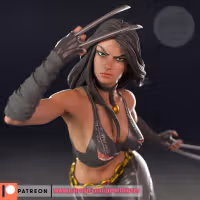 X-23 Statue | Marvel Fanart von PEACHFIGURE SFW,NSFW 3d printed statue,3d printed,nsfw statue,3d printed figure,X-23 statue,Marvel statue