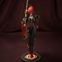 Statua Mavuika | Genshin Impact Fan art di FunserviceSTL SFW,NSFW,Futa 3d printed statue,nsfw statue,Mavuika statue,Genshin Impact statue,3d printed figure,3d printed,futa statue,futa figurines,futanari figurines,futanari statue