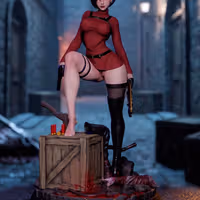 Statua Ada Wong | Resident Evil Fan art di Momoji3d SFW,NSFW 3d printed,3d printed statue,nsfw statue,Ada Wong statue,Resident Evil statue