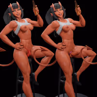 Figura Malevola And Meru Succubus | Dispatch Fanart autorstwa Digital Dark SFW,NSFW,Futa 3d printed statue,3d printed,nsfw statue,3d printed figure,futa statue,Malevola Statue,Meru Statue,Dispatch Statue,futa figurines,futanari figurines,futanari statue