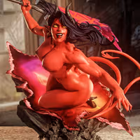Malevola Statue | Dispatch Fan Art by Gatsu SFW,NSFW,Futa 3d printed statue,3d printed,nsfw statue,futa statue,Malevola Statue,Dispatch statue,futa figurines,futanari figurines,futanari statue