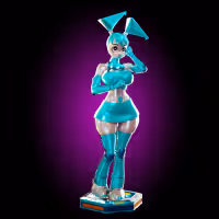 Adult Jenny Wakeman Statue | My Life As a Teenage Robot Fan Art by Officer Rhu SFW,NSFW,Futa 3d printed statue,3d printed,nsfw statue,Adult Jenny Wakeman Statue,My Life As a Teenage Robot Statue,futa statue,futa figurines,futanari figurines,futanari statue