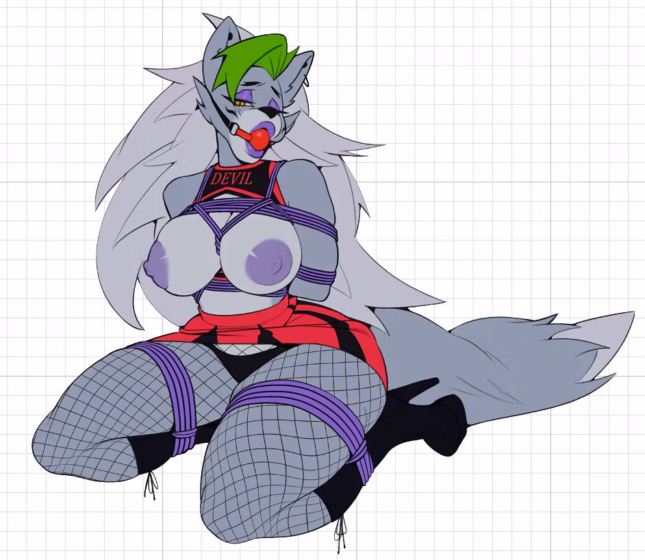 Roxanne v6 Sticker | Five Nights at Freddy's Vinyl Sticker NSFW Nights at Freddy's,sticker,roxanne sticker,NSFW stickers,roxanne nsfw,roxanne bdsm