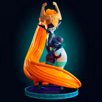 Midna Statue | The Legend of Zelda Fan Art by Officer Rhu SFW,NSFW,Futa 3d printed,Princess Zelda statue,The Legend of Zelda statue,3d printed figure,nsfw statue,futa statue,futa figurines,futanari figurines,futanari statue,furry statue