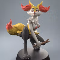 Braixen Furry Statue | Pokémon Fanart von Anyonensfw SFW,NSFW,Futa 3d printed statue,3d printed,nsfw statue,3d printed figure,Pokemon statue,Braixen Statue,furry statue,futa statue,futa figurines,futanari figurines,futanari statue