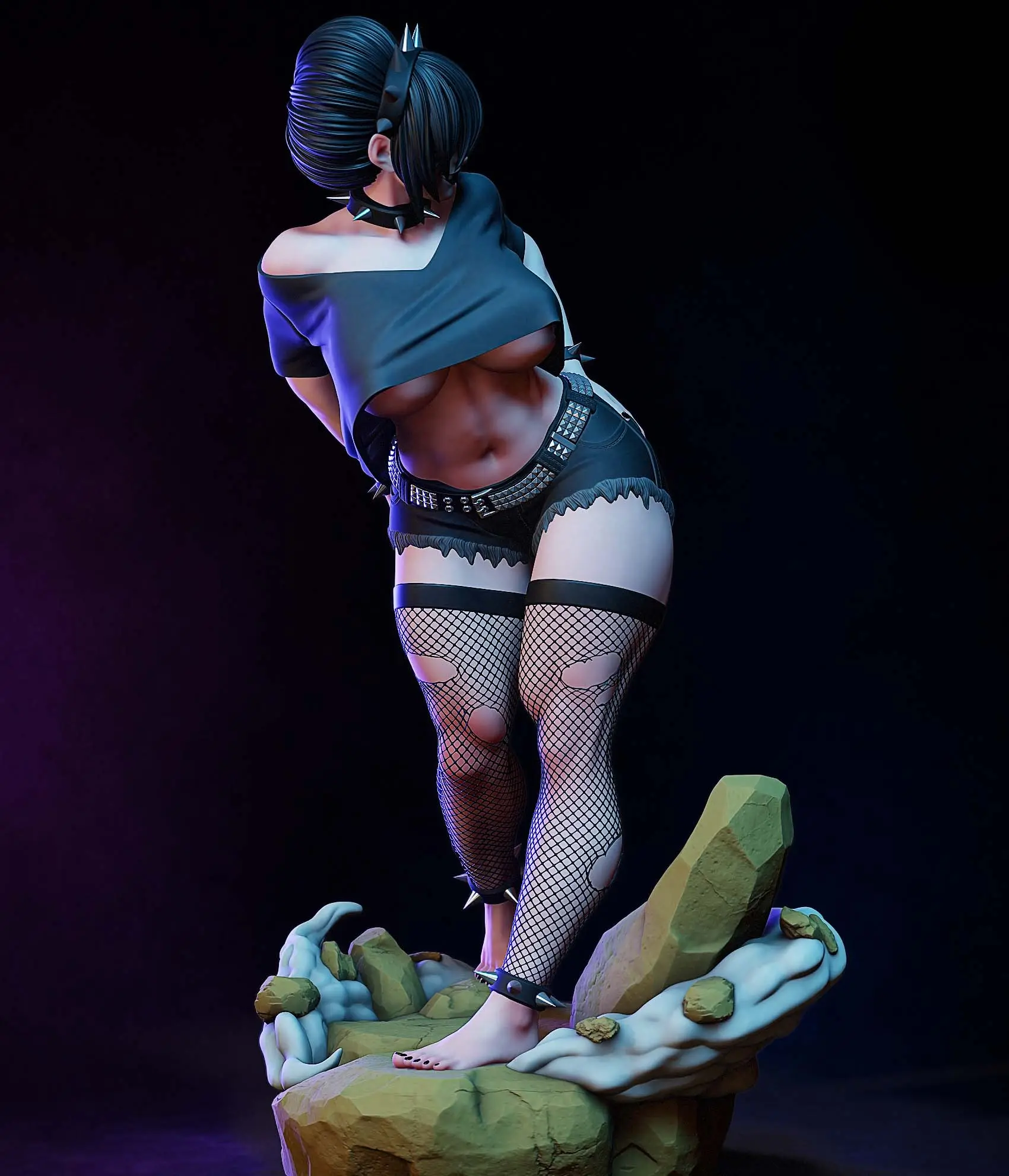 Toph Beifong Statue | Avatar Last Airbender Fanart von PEACHFIGURE SFW,NSFW 3d printed statue,3d printed,nsfw statue,3d printed figure,Toph Beifong statue,Avatar Last Airbender statue