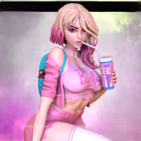 Gwen Stacy Statue | Spider Man Fan Art by OXO3D SFW 3d printed,3d printed statue,3d printed figure,Gwen Stacy Statue,Spider Man Statue,marvel statue
