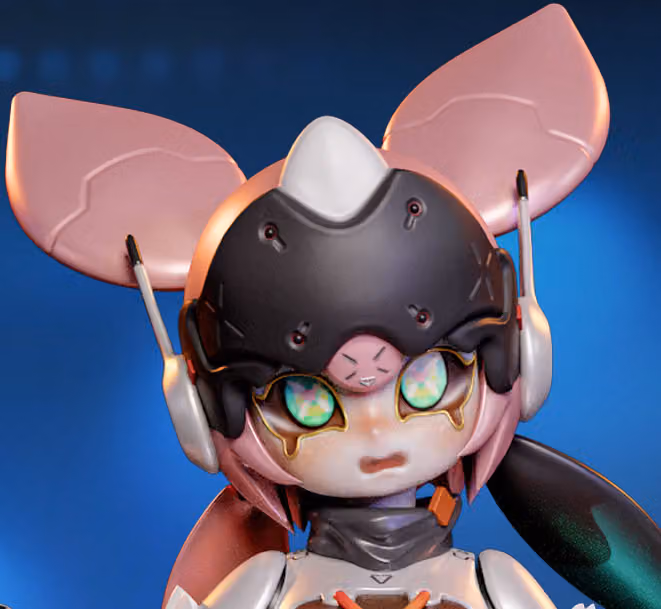 Aria Robot Form Statue | Zenless Zone Zero Fan Art by Onagaba SFW,NSFW,Futa 3d printed statue,3d printed,3d printed figure,Aria Statue,Zenless Zone Zero Statue,futa statue,futa figurines,futanari figurines,futanari statue,nsfw statue,furry statue