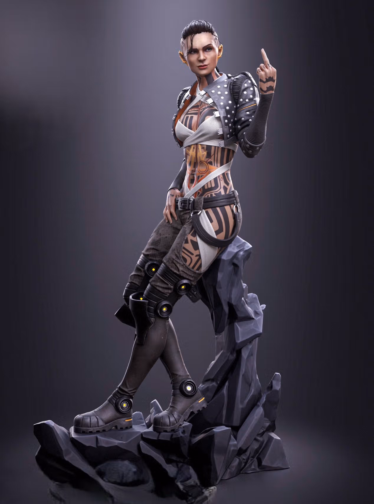Jack Statue | Mass Effect Fanart von H3LLCREATOR SFW 3d printed statue,Mass Effect statue,3d printed,Jack Statue,3d printed figure