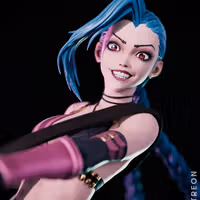 Jinx Statue | Arcane Fanart von CA3dART SFW 3d printed statue,3d printed,Jinx Statue,League of Legends statue,Arcane statue,3d printed figure