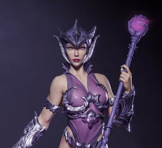 Evil Lyn Statue | Masters of the Universe Fan Art by CA3dART SFW,NSFW 3d printed,3d printed statue,nsfw statue,3d printed figure,Evil Lyn Statue,Masters of the Universe Statue
