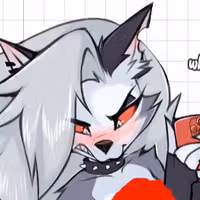 Loona v8 Sticker | Helluva Boss Vinyl Sticker NSFW loona nsfw,loona sticker,furry sticker,NSFW stickers,Helluva Boss