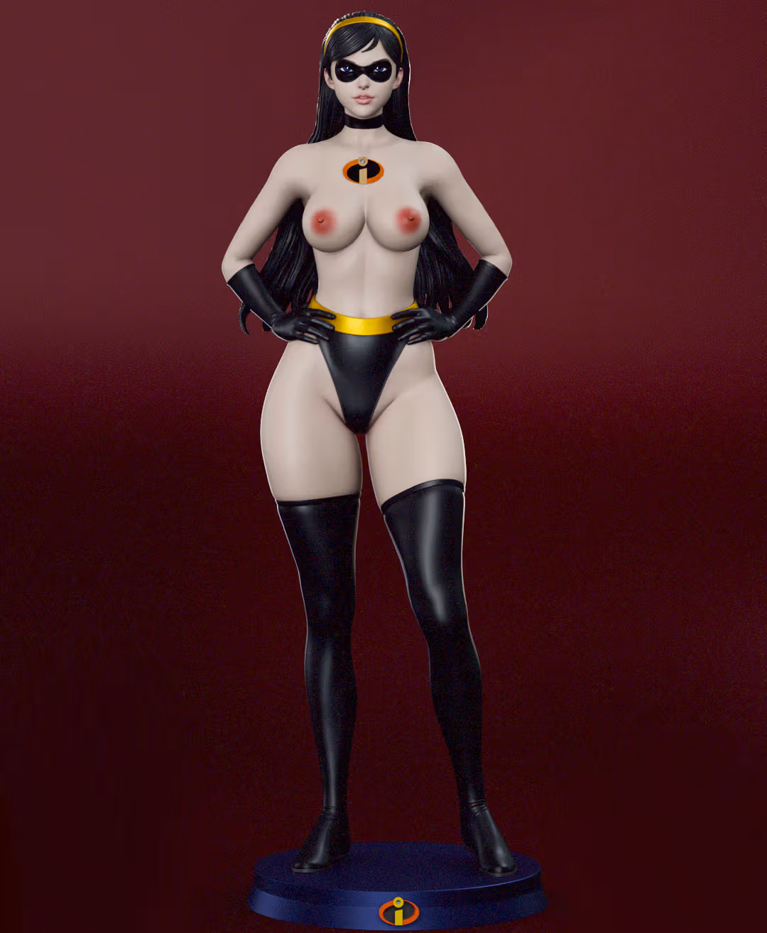 Statue Violet Parr | The Incredibles Fan art par Shadaloo SFW,NSFW 3d printed statue,3d printed,nsfw statue,Violet Parr statue,The Incredibles statue