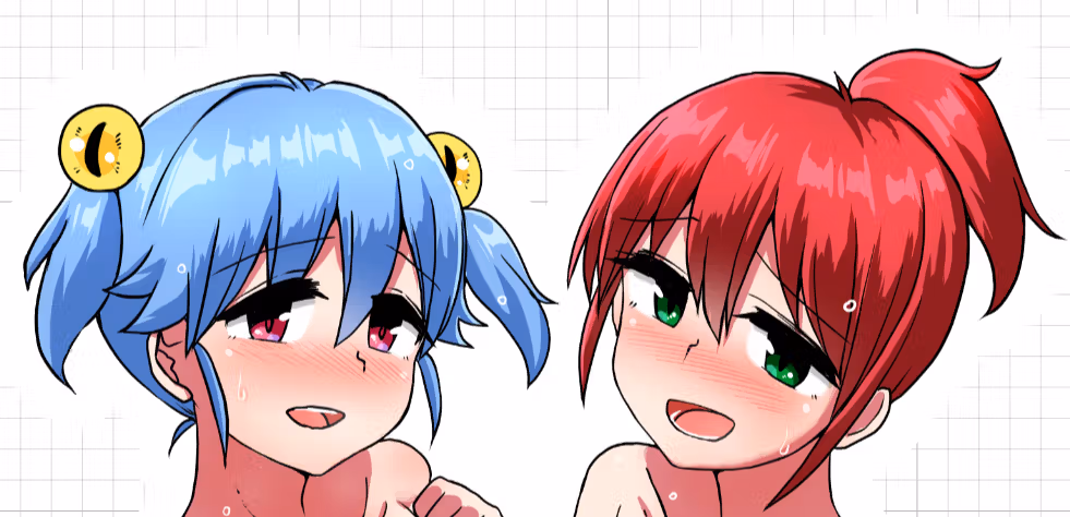 Rin and Milky Futa Sticker | Anime Futanari Stickers Ecchi Cartoon Futa futanari sticker,stickers,futa sticker,nsfw sticker
