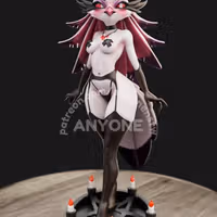 Stella Statue | Helluva Boss Fan Art by Anyonensfw SFW,NSFW,Futa 3d printed,3d printed statue,nsfw statue,futa statue,Stella Statue,Helluva Boss Statue,futa figurines,futanari figurines,futanari statue,furry statue