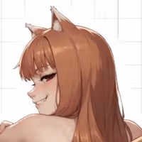 Holo V1 NSFW Sticker | Spice and Wolf Vinyl Sticker NSFW furry sticker,Holo sticker,spice and wolf ,nsfw stickers,stickers