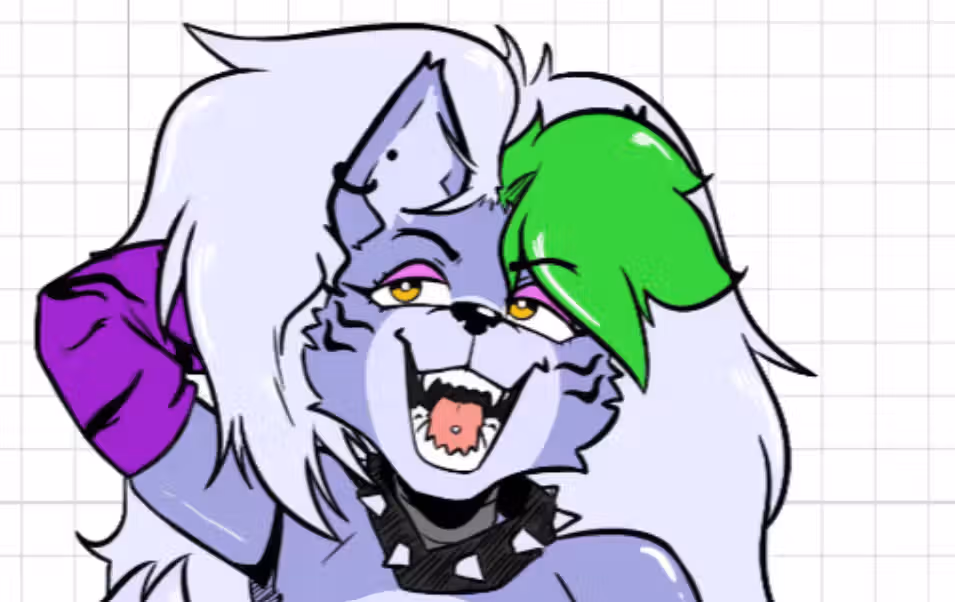 Roxanne v8 Sticker | Five Nights at Freddy's Vinyl Sticker NSFW furry sticker,roxanne sticker,nsfw sticker,Nights at Freddy's,stickers